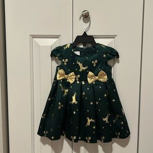 Infant Girl Iris and Ivy Holiday Dress